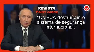 Putin avisa que a OTAN está levando o mundo a um conflito global  Discurso Completo LEGENDADO [upl. by Yasnil98]