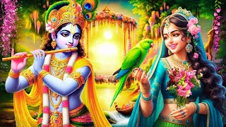 BEST KRISHNA FLUTE MUSIC  Flute Meditation AND Relax Music  Morning FluteINDIAN Flute Music424 [upl. by Sarette]