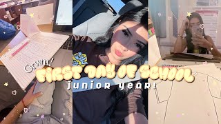 GRWM FIRST DAY OF SCHOOL 2023  junior year  mini vlog [upl. by Paresh]