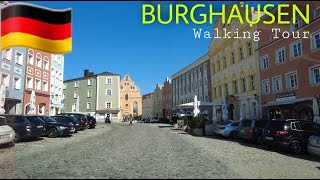 Burghausen Germany Walking Tour 4K Ultra HD [upl. by Gerrald]