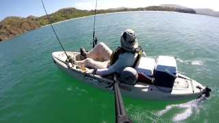 Hobie Kayak Fishing Playa Potrero Enero 2014 HD [upl. by Adlai]