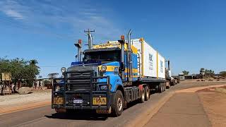 Wiluna Town Western Australia and the road train [upl. by Novyart]