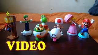 Figuras Cajita feliz Mcdonald Super mario bros [upl. by Eitac443]