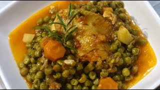 Sekreti i gjelles me bizele dhe mish pule  Peas Dish [upl. by Aluino]