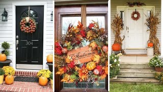 50 Charming and Welcoming Fall Front Door Decorations to Greet the Season [upl. by Lamak584]