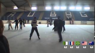 Gamelle à la patinoire par Elie avec ses élèves [upl. by Siravart404]