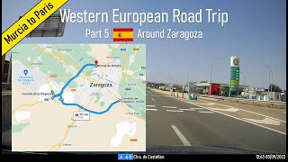 ♪ Around Zaragoza Spain Part 5 of Western European Road Trip [upl. by Olivann]