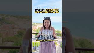 CHEAPEST destinations for Prosecco 🥂AD travelsupermarket [upl. by Rebna]