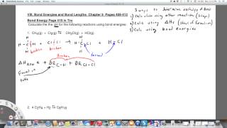 Enthalpy of Reaction using Bond Energies [upl. by Tessi]