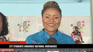 277 STUDENTS AWARDED NATIONAL BURSARIES [upl. by Ahsetel]