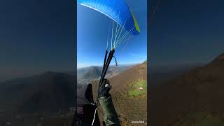 Colli di San Fermo BG 😍 paragliding advance alpha7 insta360 mountains parapendio [upl. by Namref]