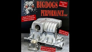 Ported Edelbrock Performer efi manifold for SBF 351w [upl. by Sladen]