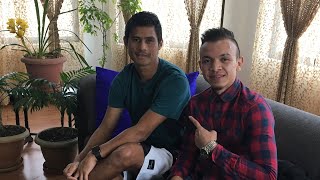 MEETING EUGENESON LYNGDOH  THE INDIAN FOOTBALL STAR [upl. by Rehteh413]