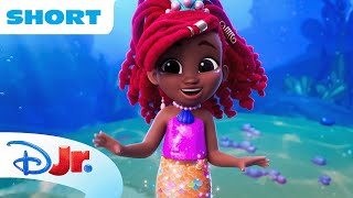 Disney Jr’s Ariel Mermaid Tales Short 1 🧜🏾‍♀️  Shimmer Song ✨  The Little Mermaid  disneyjr [upl. by Aztiray]