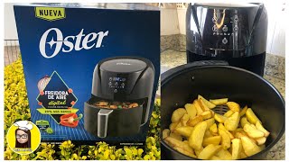 PROBANDO POR PRIMERA VEZ UN AIR FRYER OSTER 4lt  CORVINA ECUATORIANA CON PAPAS FRITAS 🐟🍟🍟 [upl. by Yokum119]