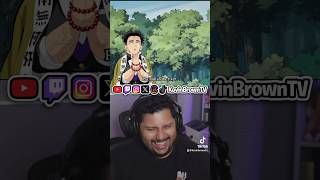 Zenitsu faints 🤣🤣demonslayer anime manga reaction shorts [upl. by Clarhe]