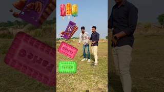 Spinning Parle g to icecream Cadbury Popcorn Good day magical video shorts trending song [upl. by Hannaj]