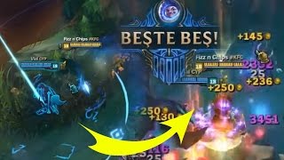 1200 AP NUNU İLE RYZE ULTİ COMBOSUNU YAPARAK TOPLUCA TEK ATIP PENTA ALDIK   KFCEatbox [upl. by Kcirad]