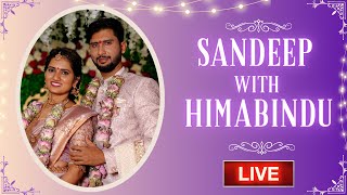 Sandeep with Himabindu  Reception LIVE [upl. by Violetta]