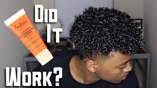 SHEA MOISTURE REVIEW FOR MEN SHORT NATURAL HAIR [upl. by Yadrahs]