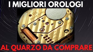 I 5 MIGLIORI OROLOGI al QUARZO sotto i 500 euro [upl. by Lori]