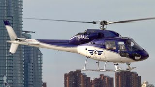 Eurocopter AS355 F2 Ecureuil  Landing and Takeoff at London Battersea Heliport  shorts youtube [upl. by Oalsinatse944]