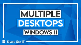 How to Use the Windows 11 Multiple Desktop Feature [upl. by Amled]