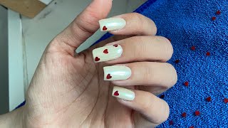 Móng tay nối dài Ngọc Chai ❤️❤️cho Mùa Thu 🍂 nails naildesigns nailart [upl. by Aretina]