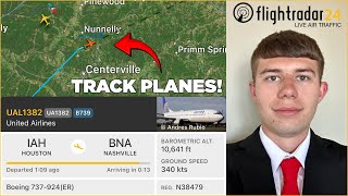 FlightRadar24 TRACK Airplanes Anywhere in the World [upl. by Armond]