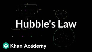 Hubbles law  Scale of the universe  Cosmology amp Astronomy  Khan Academy [upl. by Mina]