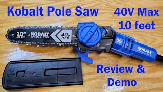 Kobalt Pole Saw  40V Max [upl. by Lekram741]