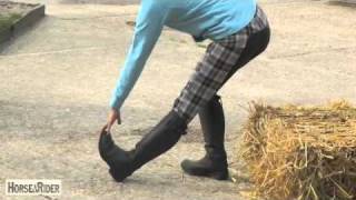 On the Yard Stretches Hamstrings  HorseandRider UK [upl. by Chicoine]