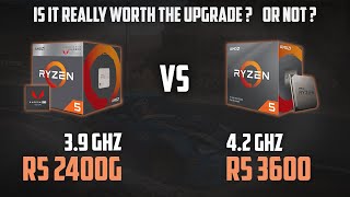 RYZEN 5 2400G vs RYZEN 5 3600  Is it really worth the upgrade   1080p 1440p and 2160p Benchmarks [upl. by Schulman]