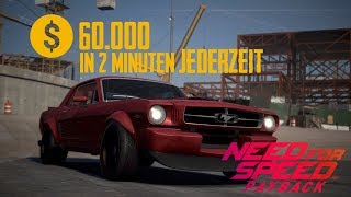 60000 in 2 Minuten  Schnelles Geld  Need for Speed™ Payback [upl. by Barina294]