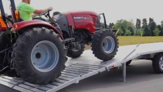 Aluma  1024 Tandem Utility Trailer  Case Tractor [upl. by Arty]