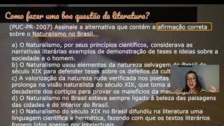 Questões NaturalismoRealismo no Brasil [upl. by Cyrano]