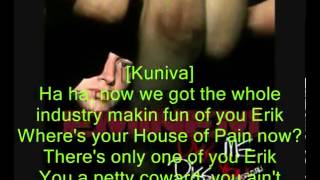 EminemHit Em Up With Lyrics on screen diss [upl. by Gurolinick292]