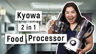 KYOWA 2 in 1 Food Processor KW4650  Unboxing amp Demo [upl. by Tterrab]