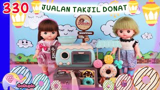 Mainan Boneka Eps 330 Rena Nene Jualan Takjil Donat  Goduplo TV [upl. by Shandee279]