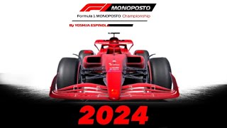 Formula 1 Monoposto Championship 2024 Intro oficial del campeonato por Yoshua Espínola [upl. by Timmy]