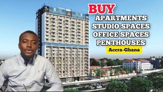 BUY OFFICES APARTMENTS STUDIO AND PENTHOUSES IN ACCRAGHANA CANTONMENTS☎️ 233545986575 [upl. by Estevan355]