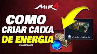 Como criar caixa de energia Mir4 Dicas Iniciantes [upl. by Pamela]