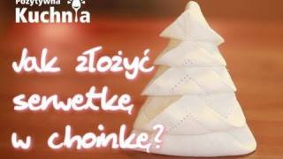 Choinka z serwetki na wigilijny stół 🎄  Dorota Kamińska [upl. by Chamberlain]