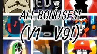 All Incredibox Bonuses V1  V9 February 2024 [upl. by Einiffit663]