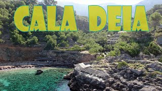 Cala Deia small cove in Deia Mallorca Mallorca 4K best beaches [upl. by Haerb]