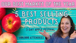 Im Sharing My TOP 5 BestSelling Categories from the Apple Festival [upl. by Somerset]