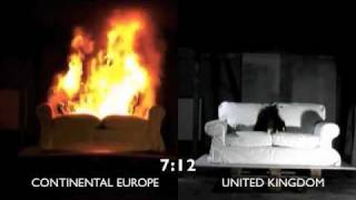 2 IKEA EKTORP SOFAS  Comparative burning test [upl. by Beckett220]