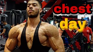 CHESTDAY  CRAZY PUMP  طريقة تحضير وجباتي في فترة البطولة [upl. by Onairpic]