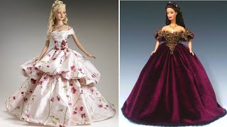 Beautiful doll dress making  How to make doll dress  DIY easy doll dress making ArtsyCraft [upl. by Ambrosi290]