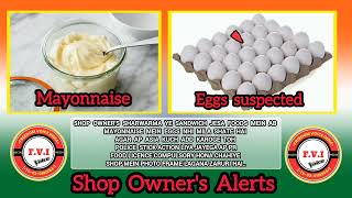 mayonnaise mein eggs nhi mila shate hai ab  telangana state shop owners [upl. by Narot]